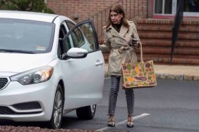 Theresa Nist getting into a car