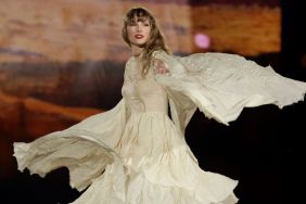 Taylor Swift performs during "Taylor Swift | The Eras Tour" at the National Stadium on March 02, 2024 in Singapore.