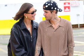 Hailey Bieber and Justin Bieber are seen on August 29, 2023 in New York City.