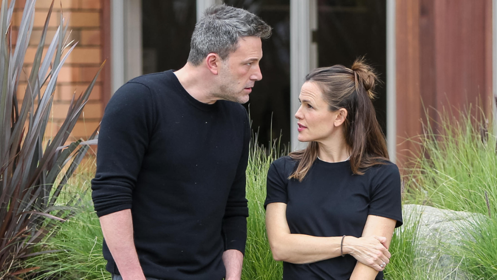 Jennifer Garner and Ben Affleck are seen on February 27, 2020 in Los Angeles, California.