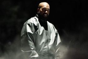 Rapper Kanye West performs onstage during the "Vultures 1" playback concert during Rolling Loud 2024 the at Hollywood Park Grounds on March 14, 2024 in Inglewood, California.