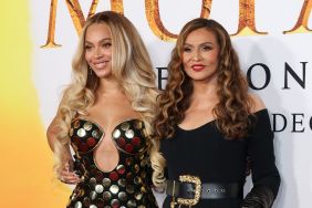 Beyoncé and Tina Knowles attend the Los Angeles premiere of Disney's "Mufasa: The Lion King" at Dolby Theatre on December 09, 2024 in Hollywood, California.