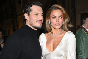 Gleb Savchenko, Brooks Nader at "The White Lotus" Season 3 Los Angeles Premiere held at Paramount Studios on February 10, 2025 in Los Angeles, California.