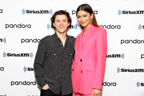 Tom Holland and Zendaya attend SiriusXM's Town Hall with the cast of Spider-Man: No Way Home on December 10, 2021 in New York City.