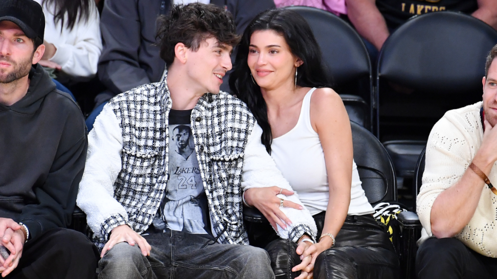 Kylie Jenner ex Travis Scott Timothee Chalamet kids