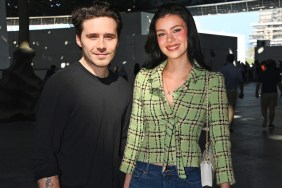 Brooklyn Beckham and Nicola Peltz visit Abu Dhabi's architectural and artistic highlight Louvre Abu Dhabi ahead of this weekend's F1 race at Yas Marina Circuit on December 7, 2024 in Abu Dhabi, United Arab Emirates.