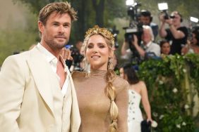 Chris Hemsworth and Elsa Pataky attend The 2024 Met Gala Celebrating "Sleeping Beauties: Reawakening Fashion" at The Metropolitan Museum of Art on May 06, 2024 in New York City.