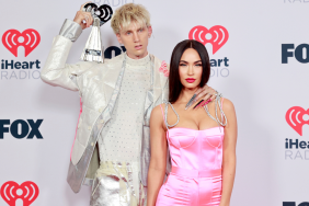 Machine Gun Kelly, winner of the Alternative Rock Album of the Year award for 'Tickets To My Downfall,’ and Megan Fox attend the 2021 iHeartRadio Music Awards at The Dolby Theatre in Los Angeles, California, which was broadcast live on FOX on May 27, 2021.