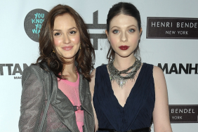 Actresses Leighton Meester (L) and Michelle Trachtenberg attend the "You Know You Want It" publication celebration at Henri Bendel on January 12, 2010 in New York City.