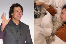 Tom Cruise attends the "Mission: Impossible – The Final Reckoning" Japan Press Conference at Toho Cinemas Roppongi Hills on May 07, 2025, in Tokyo, Japan, Ana de Armas