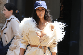 Kim Kardashian is seen going shopping on May 14, 2025 in Paris, France.
