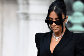 US celebrity Kim Kardashian leaves the Assize Court after testifying in a trial over the 2016 robbery that saw her relieved of millions of dollars' worth of jewellery at gunpoint in Paris, on May 13, 2025. The trial of this sensational nine million euro jewellery robbery opened in Paris on April 28, 2025.
