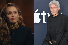 Miley Cyrus and Harrison Ford