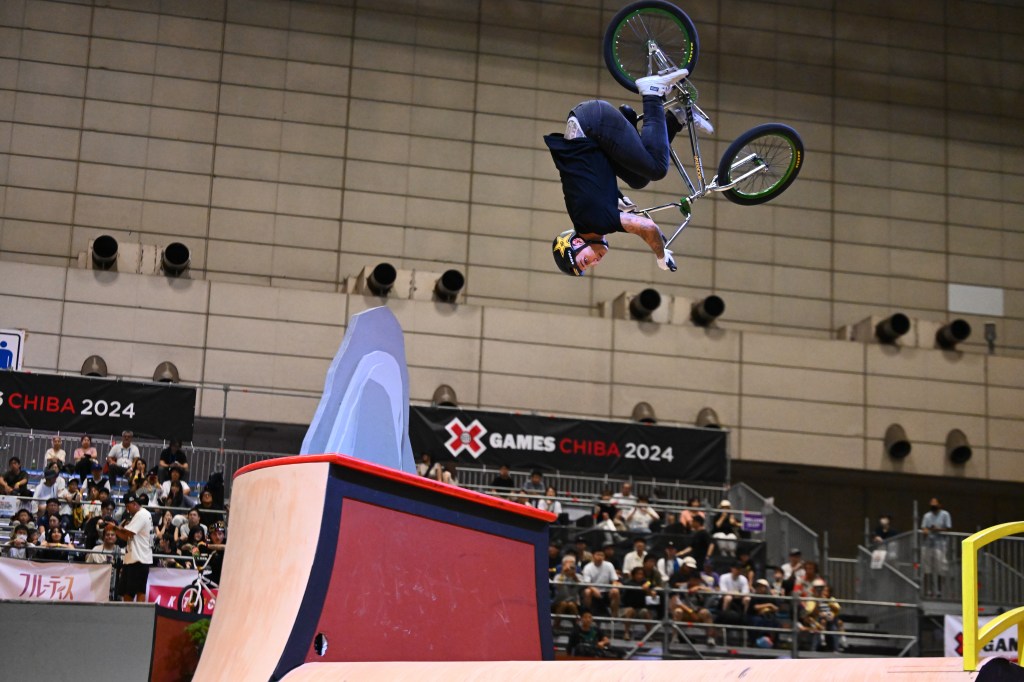 Athletes compete during 2024 X Games Chiba at ZOZO Marine Stadium in Chiba, Japan. ©Brett Wilhelm/X Games