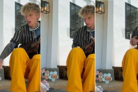 MGK & Megan Fox’s Baby Coos As He Plays a Guitar Tune