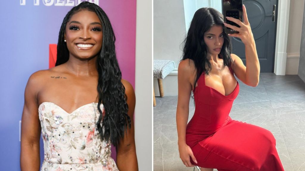Simone Biles Kylie Jenner