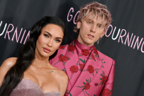Megan Fox and Machine Gun Kelly attend the World Premiere of "Good Mourning" at The London West Hollywood at Beverly Hills on May 12, 2022 in West Hollywood, California.