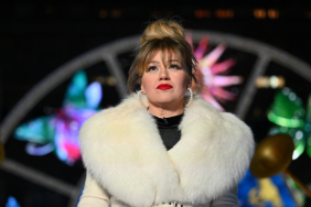 US singer Kelly Clarkson performs during the Rockefeller Center's annual Christmas Tree lighting ceremony in New York, on November 29, 2023.