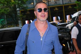 Brad Pitt is seen on June 17, 2025 in New York City.