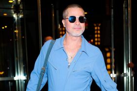 Brad Pitt seen in Midtown on June 17, 2025 in New York City.