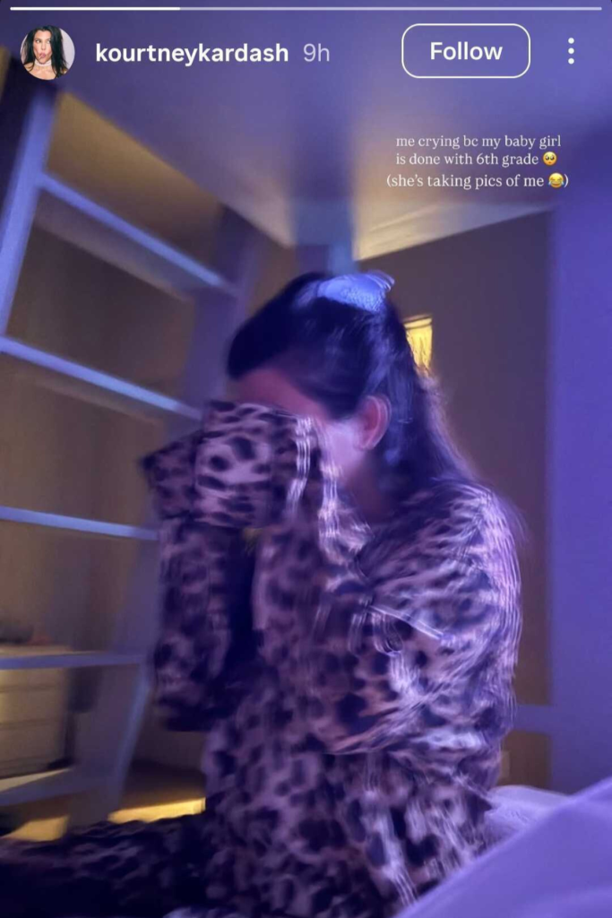 Kourtney Kardashian Emotional