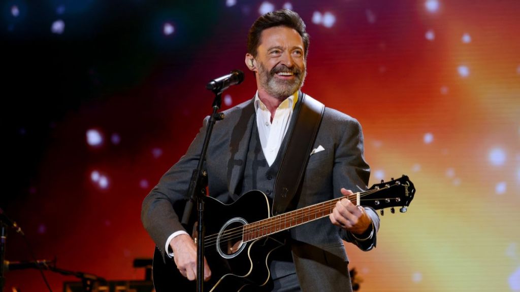 Hugh Jackman performs onstage during Hugh Jackman: From New York, With Love at Radio City Music Hall on January 24, 2025 in New York City