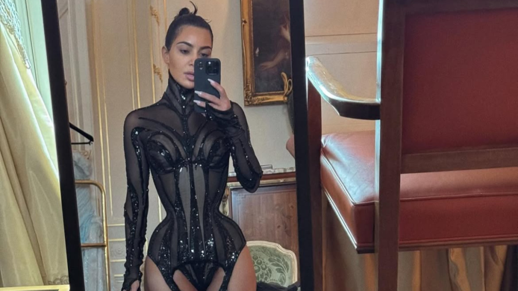 Kim Kardashian Post Malone SKIMS