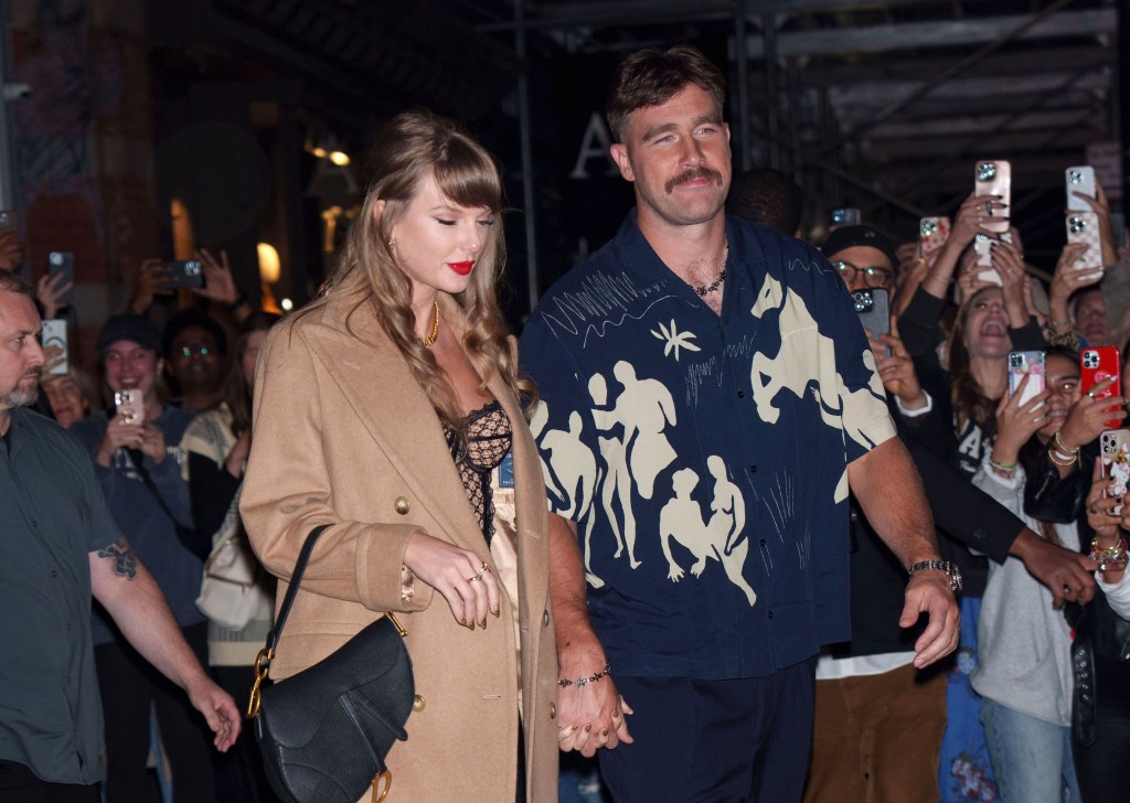 Taylor Swift and Travis Kelce 