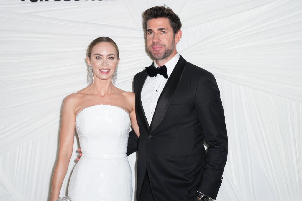 Emily Blunt and John Krasinski 