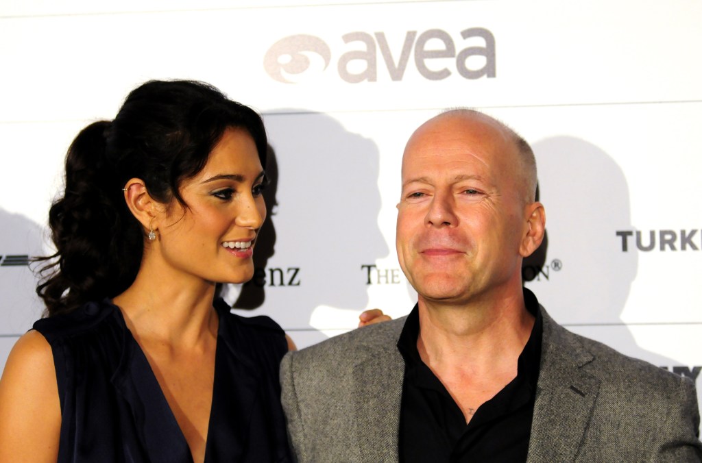 Emma and Bruce Willis 