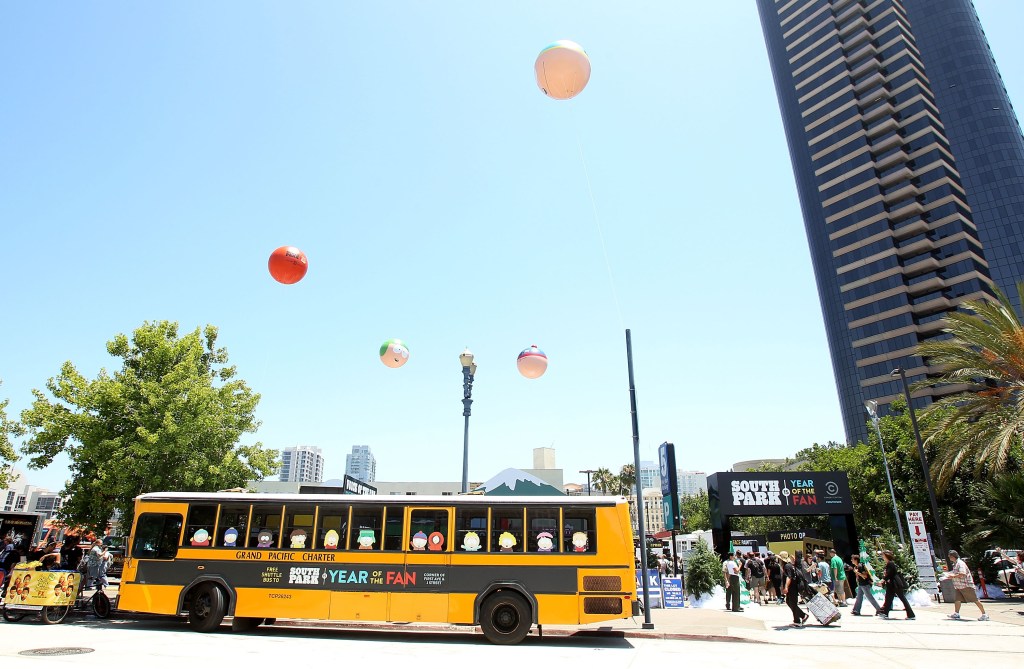 South Park bus