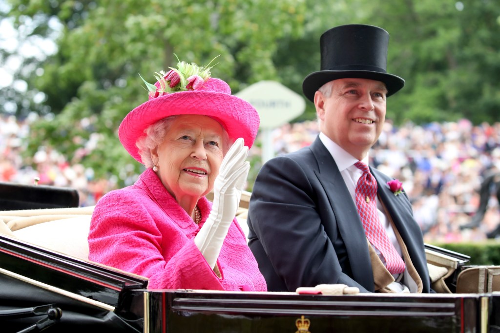 Queen Elizabeth with Andrew