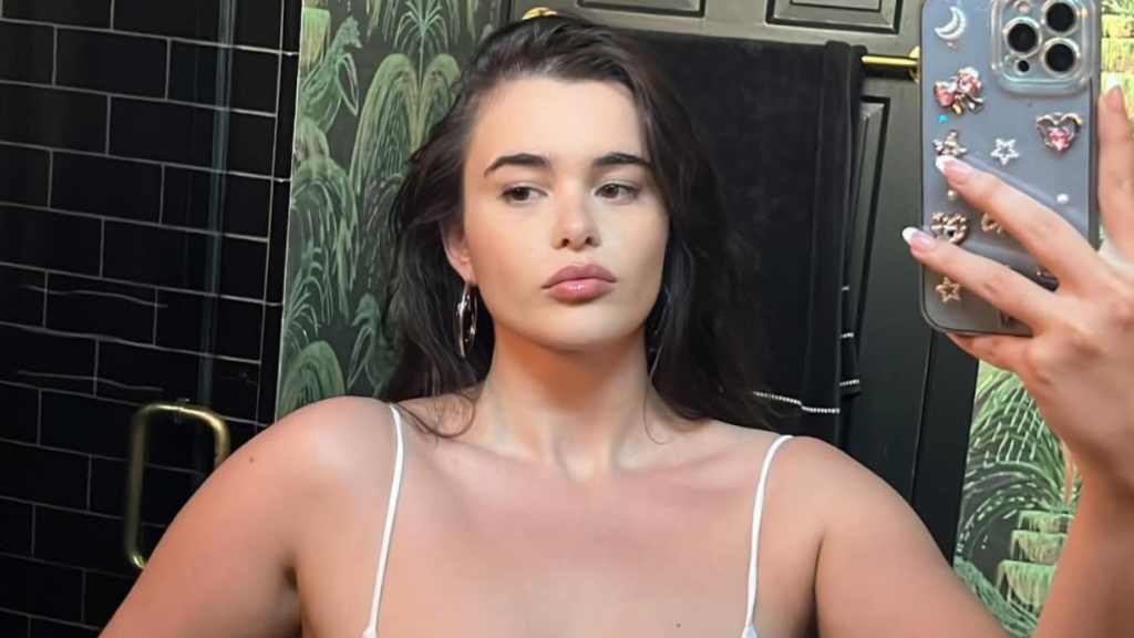 Barbie Ferreira Turns up the Heat in a Nude String Bikini That Almost Blends In