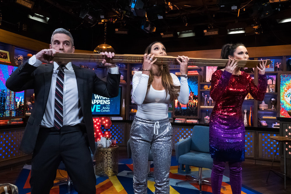 Andy Cohen, Melissa Gorga, & LeeAnne Locken